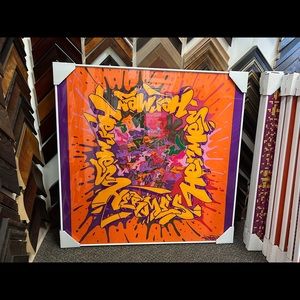 Hermes Graff 90 cm scarf / professionally framed